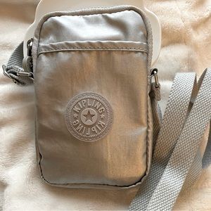 Kipling Tally Crossbody Bag in Bright Metallic